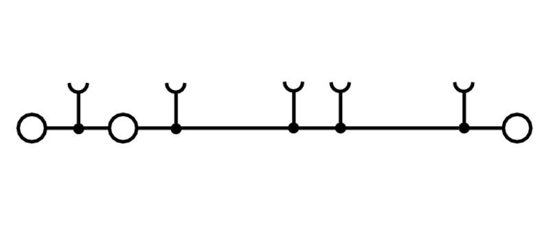 Weidmüller ZDU 4-2/3AN Durchgangs-Reihenklemme 4 mm², Z-Reihe