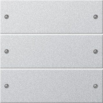 Gira 218326 Wippenset 3-fach, System 55, Farbe alu(lackiert)