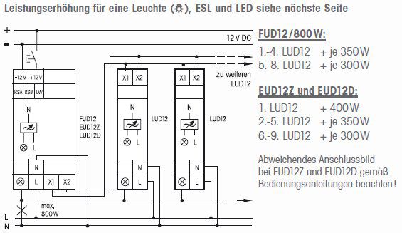 Eltako LUD12-230V Leistungszusatz, bis 400 W