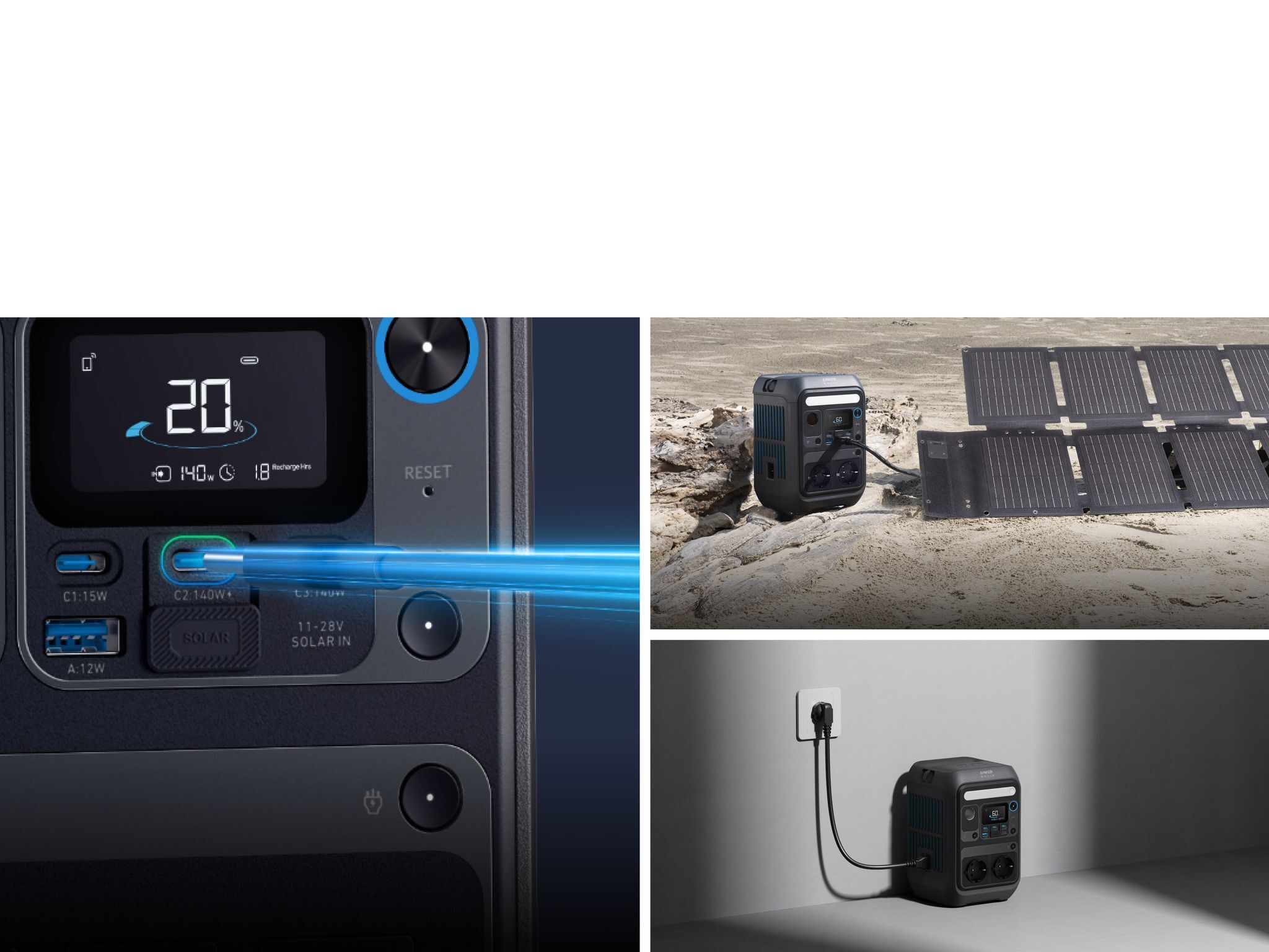 Anker C300X Tragbare Powerstation 300W