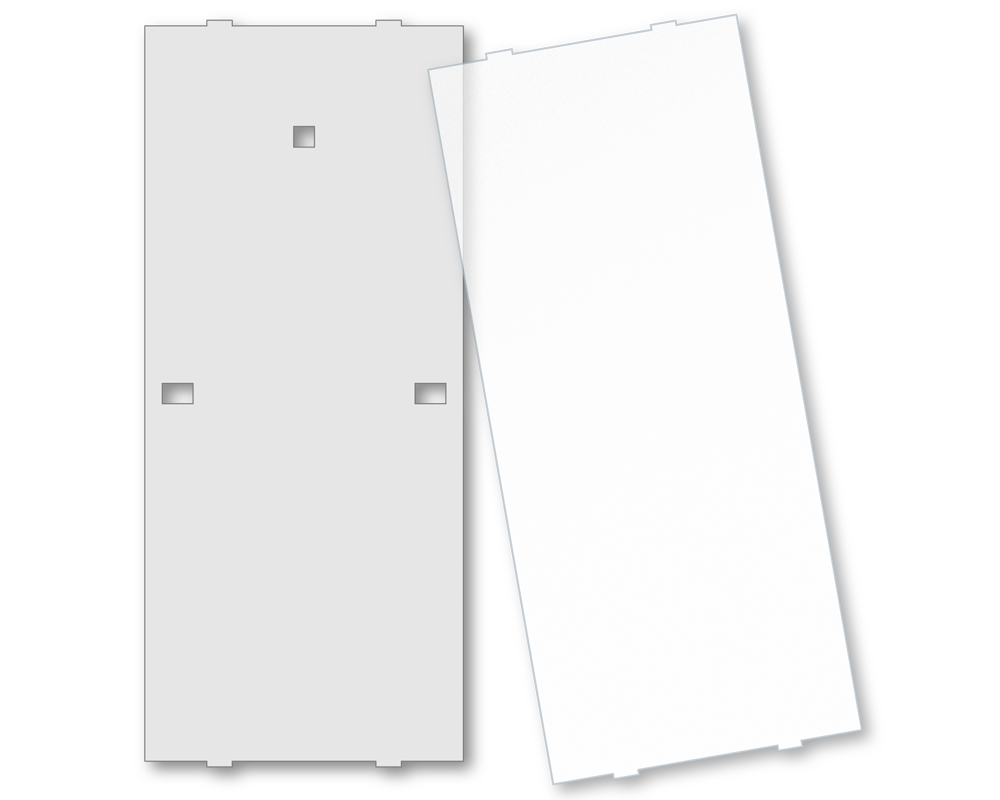 MDT ZSFA55P2 Schriftfeldabdeckung für Taster Plus BE-TA55P2.x1
