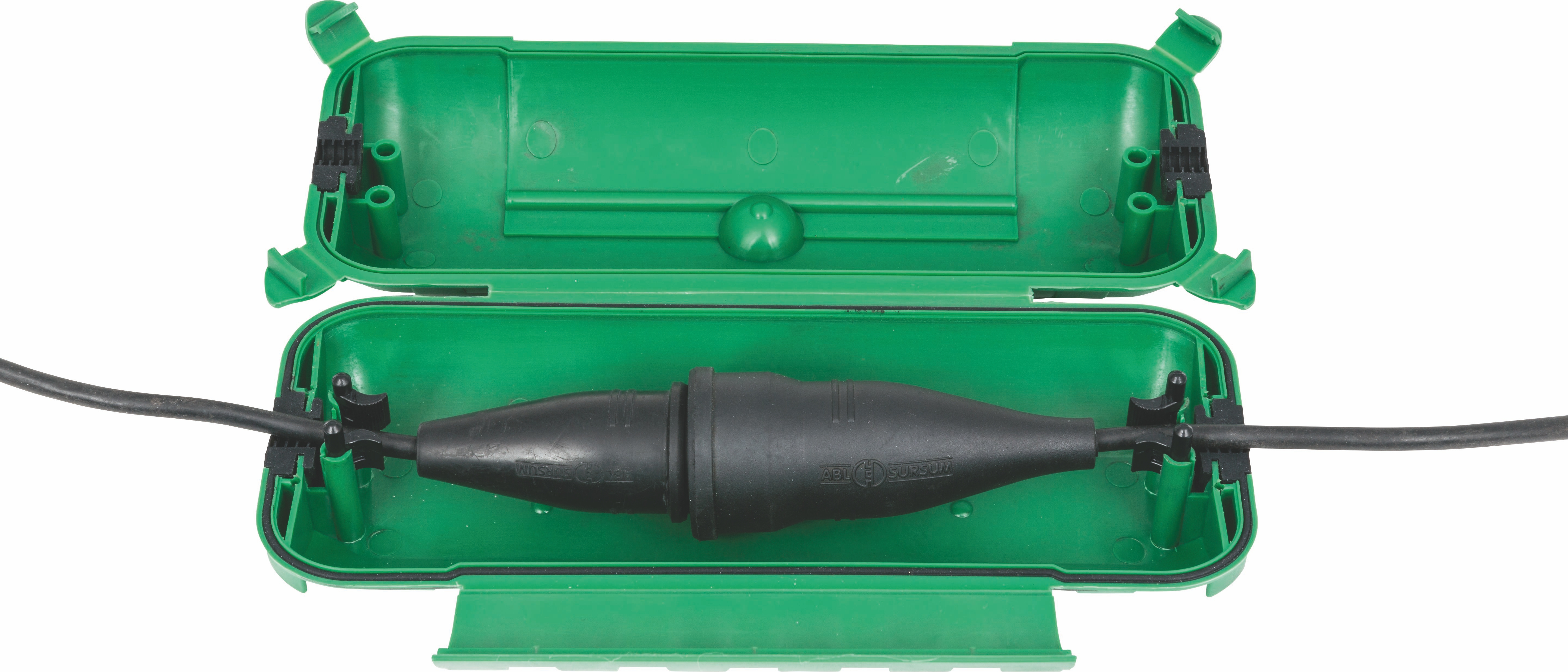 Heitronic 21045 Garten Sicherheitsbox MAX, grün, IP44, Stromverteiler für den Garten