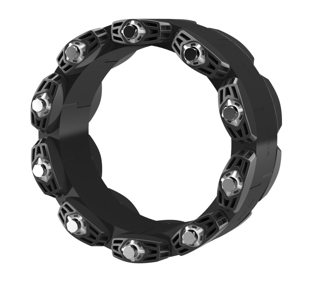 Hauff 1410040001 Gliederkette modulare Rohrdichtung 1xGKD400  EPDM50, Glieder 1x