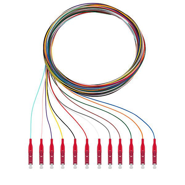 Rutenbeck 228040102 Pigtails, 12xLC, OM4, 2m
