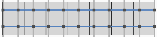 K2 E24-PV-SET3-UKS-1X7 Unterkonstruktions-Set Schrägdach für 1 Reihe a 7 Module
