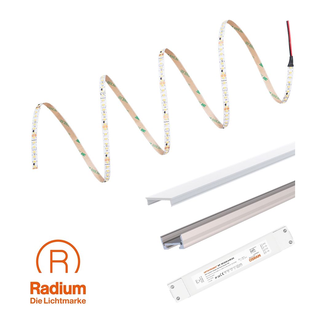 Radium E24-RSTA2065-ND LED-Strip-Set 900 S 830/24V, nicht dimmbar, 5Meter