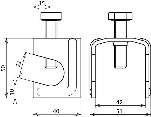 Dehn 308 030 Verbindungsklemme