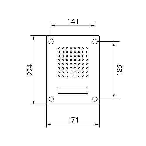 Siedle CL 111-1 N-02 Siedle Classic Türstation Audio für 1 Wohneinheit
