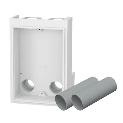 Helios KWL 70 WEE Wandeinbauelement, teilwandintegriert mit Bautenschutzdeckel