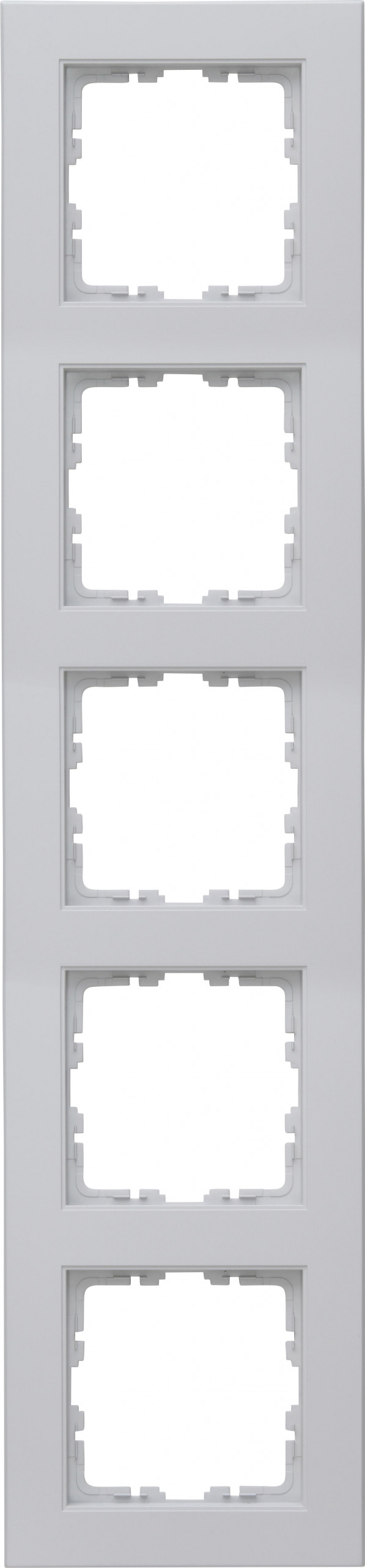 Kopp 402934006 HK07 - Abdeckrahmen 5-fach, Farbe: grau matt