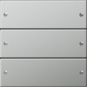 Gira 2133601 Wippenset 3-fach, System 55, edelstahl