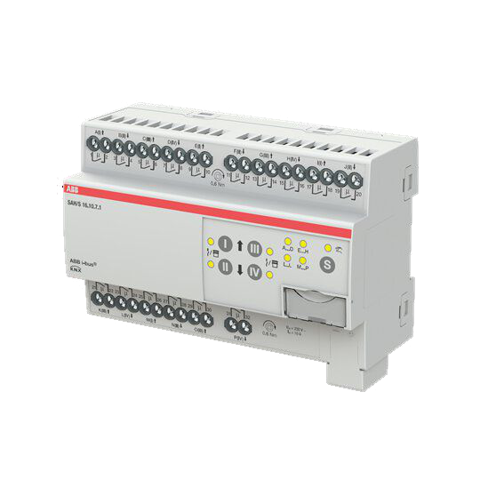 ABB SAH/S16.10.7.1 Schalt-/Jalousieaktor, 16-fach, 10 A, REG