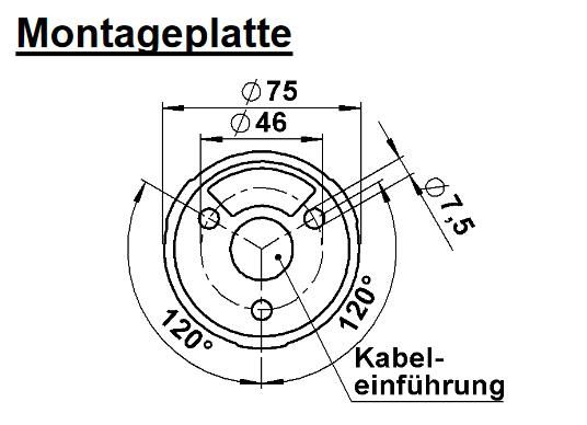 Albert 692261 Pollerleuchte, Höhe 0,81m, Edelstahl, Blasenglas klar