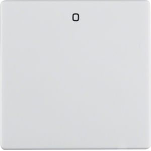 Berker 16226089 Wippe mit Aufdruck "0", Q.x, polarweiß samt