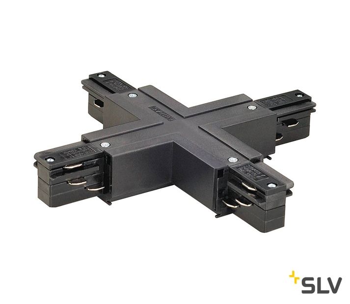 SLV  145690 EUTRAC X-Verbinder/ Einspeiser, schwarz