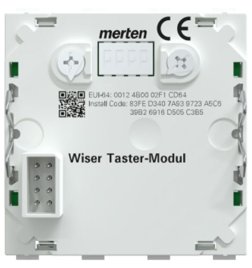 Merten MEG5116-0300 Connected Taster-Modul, System M, 1-fach