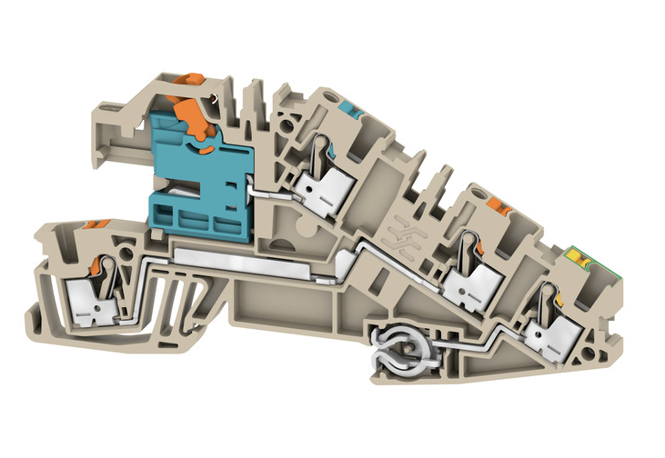 Weidmüller AITB-2.5-BB-NDT-L-PE Installationsklemme 2,5 mm²