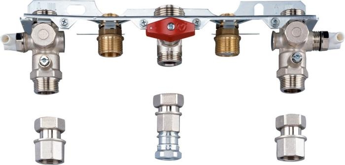 Bosch Thermotechnik 7719002374 Montage-Anschlußplatte Junkers für Heizgeräte, Aufputz / Nr.993