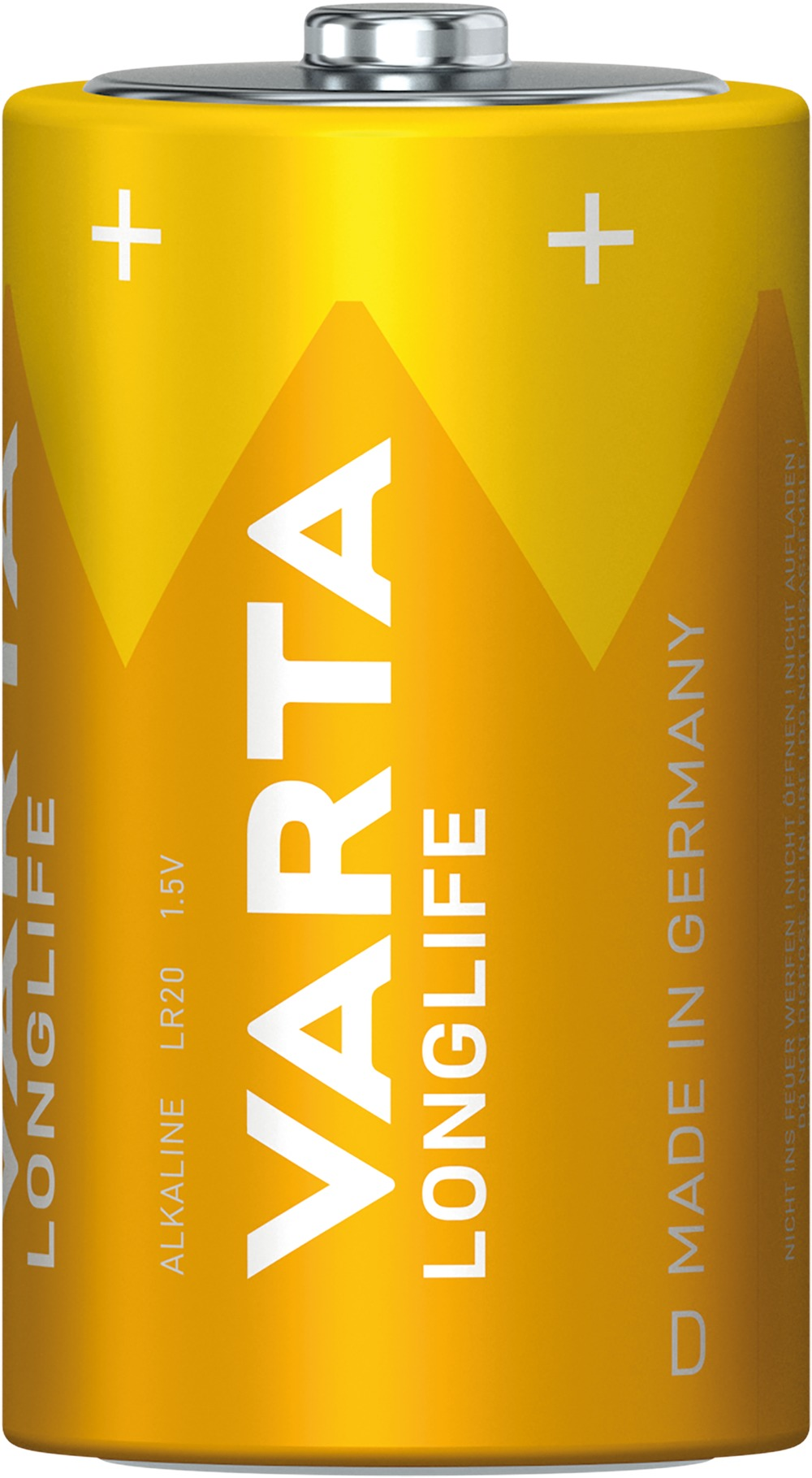 Varta 4120 Mono-Batterie LR20, 1,5V, 16000mAh, Blister á 2Stk.