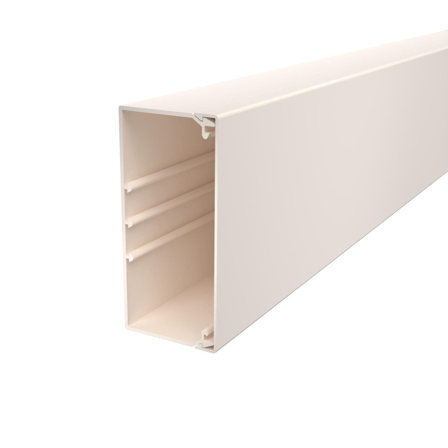 OBO Bettermann WDK-60130 CW (60x129 mm) Geräteeinbau-Kanal, cremeweiß