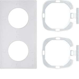 Berker 10108902 Dichtungsset, S.1 IP44, mit Flansch 2-fach, transparent