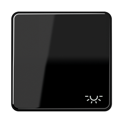 Jung CD590LSW Wippe, Symbol Licht, Duroplast, Serie CD, schwarz