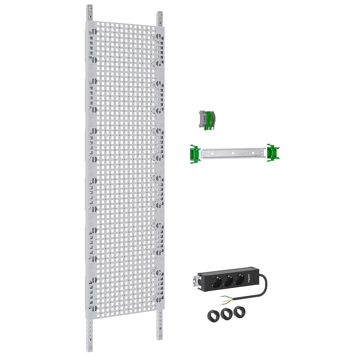 ABN VX17RM8161 Multimediafeld FB1, BH7, LexCom Home, 3-fach Euro Steckdose
