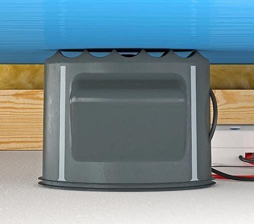 Kaiser 9320-10 ThermoX LED Einbaugehäuse, 75 mm tief, bis 6,6W