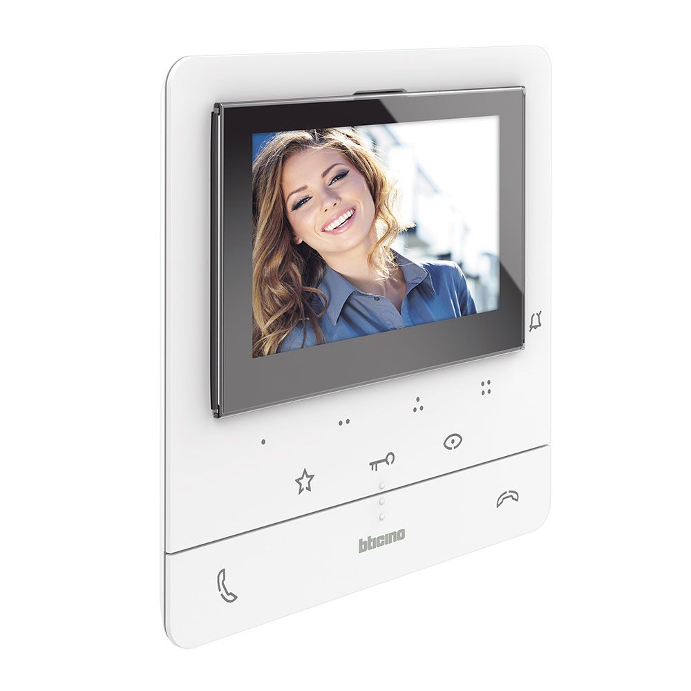 Legrand Bticino 364922 Flex'ONE Video-Set mit Türstation LINEA3000 (1 und 2 Ruftasten) + CLASSE100 V16E