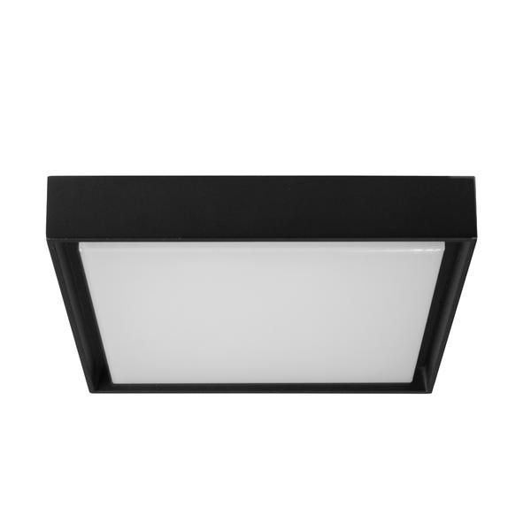 Brumberg 60108183 LED-Wand- oder Deckenanbauleuchte, 230 V AC, 50 Hz, 14 W, 3000 K, IP54, schwarz