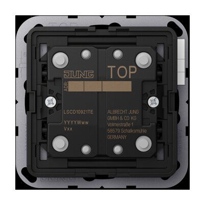 Jung LSCD10921TE KNX Taster Erweiterung 2-fach, F10, Serie CD/LS
