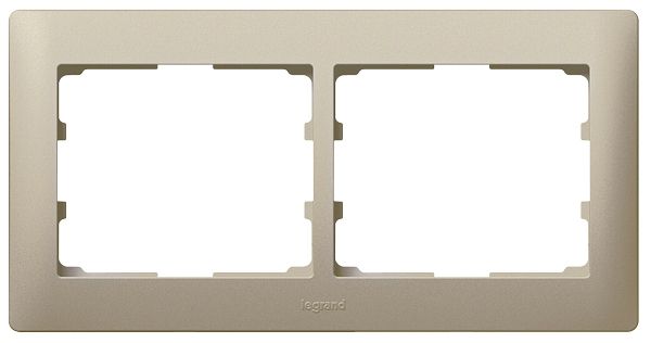 Legrand 771402 Abdeckrahmen 2-fach horizontal