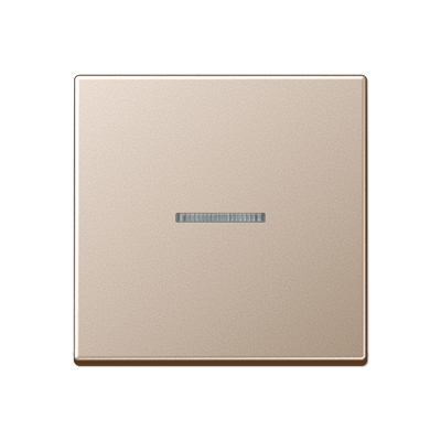 Jung A10911STRFCH KNX RF Taster 1-fach, Duroplast lackiert, Serie A, champagner