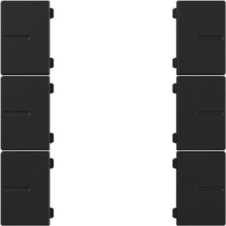 Gira 5019005 Wippenset 3-fach Tastsensor 4.55 Plus, schwarz matt