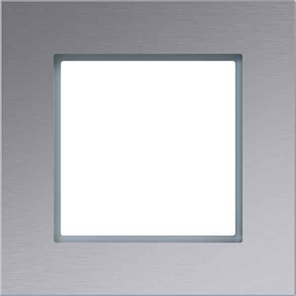 Hager WAD8120AL LED-Rahmen 1-fach, A.8, aluminium matt