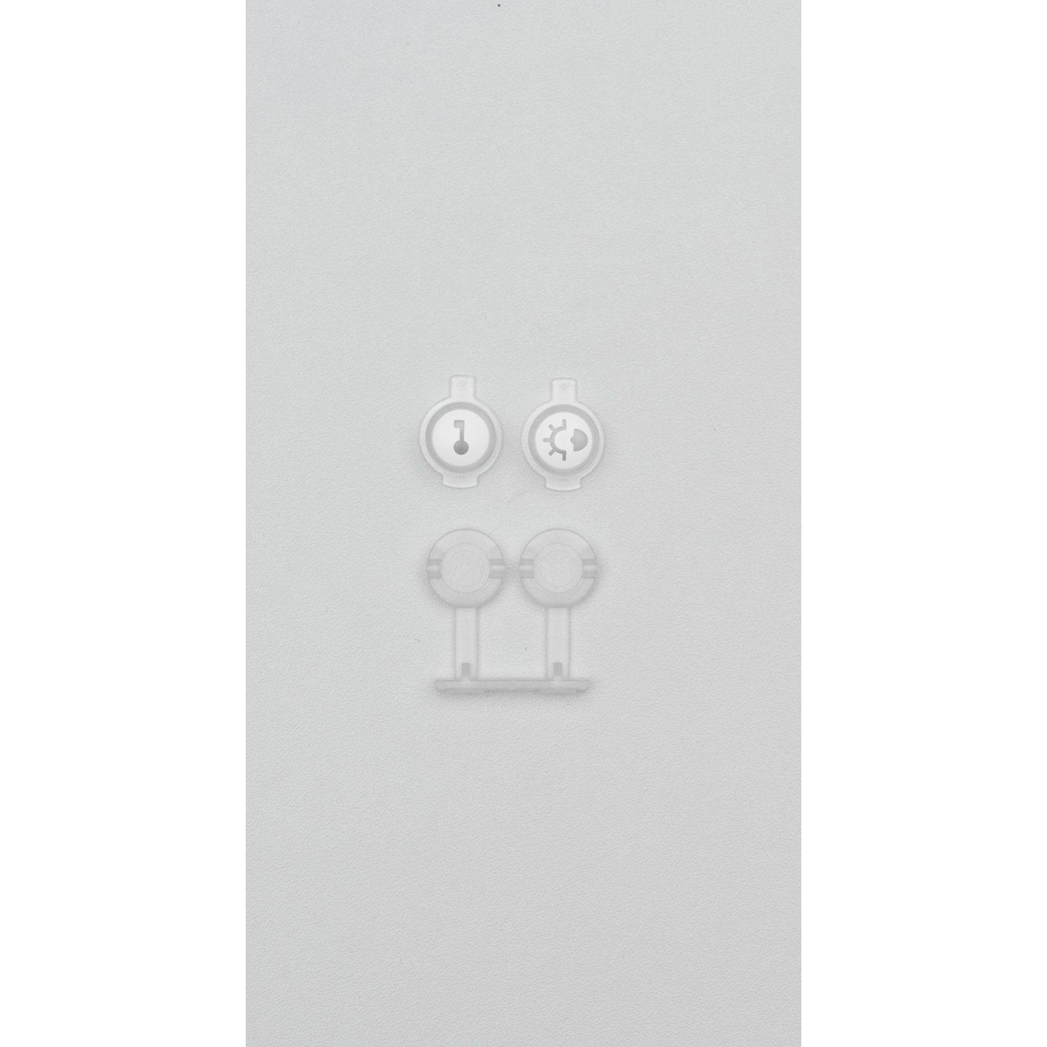 Ritto 1231352 Tastensatz für Wohntelefon Standard 17630 und Komfort 17650, weiß