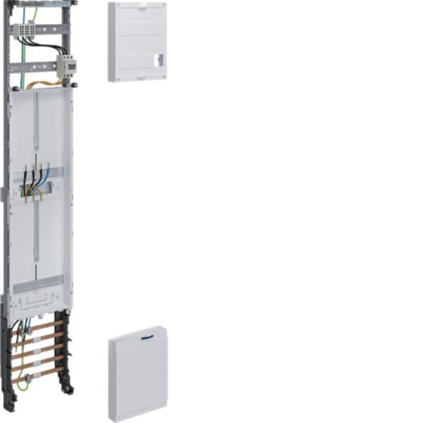 Hager ZH50D5ST Komplettfeld, universZ, 1350 × 250 mm, 3-Punkt, 1 Zählerplatz, 16 mm², mit Trennfunktion, verdrahtet