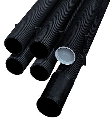 Fränkische Rohrwerke 19942120 Kabuflex-Abstandhalter 2-fach, 120mm, schwarz