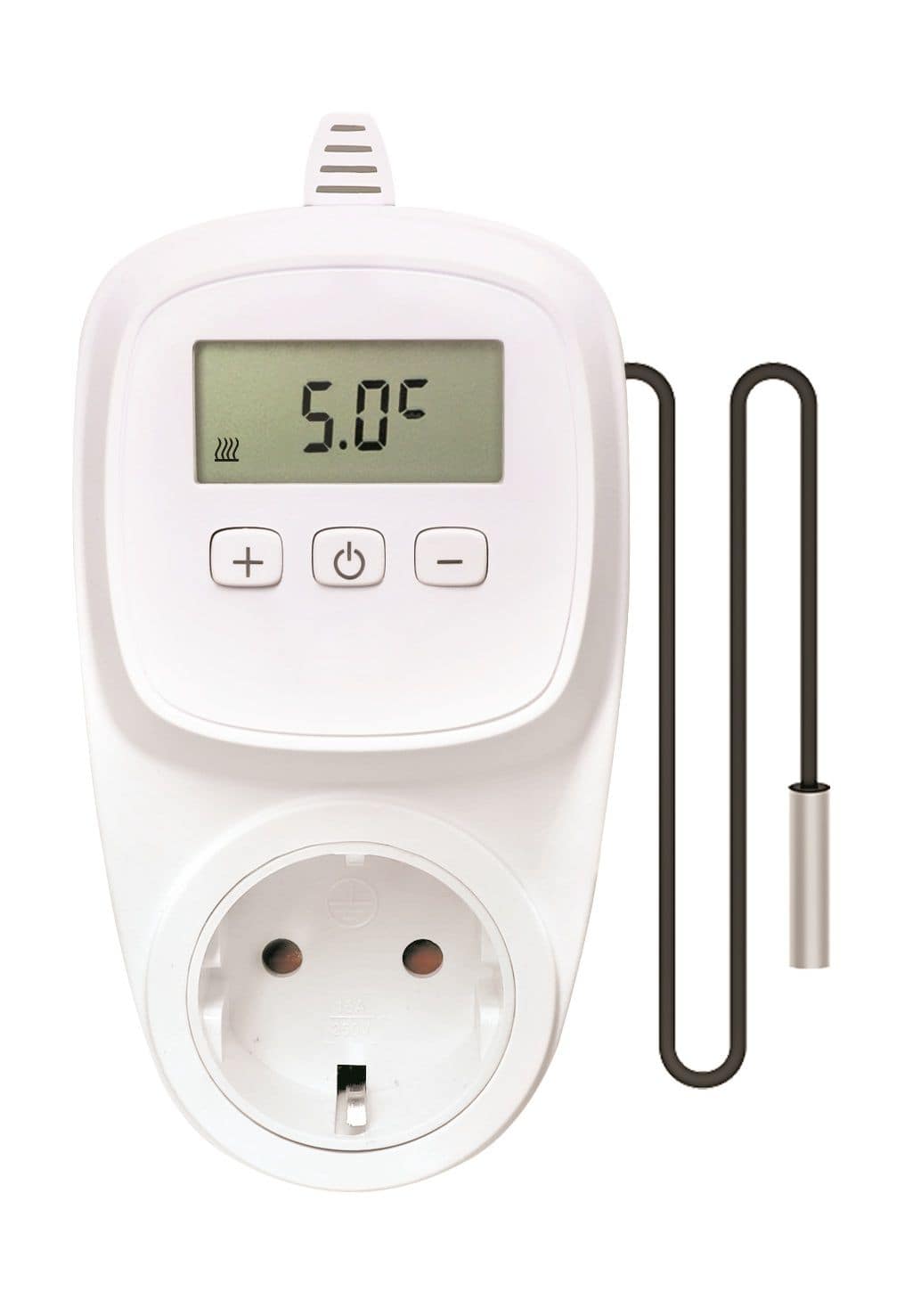 Devi 140F1134 DEVIreg™ Plug-in Steckbares Elektronik Thermostat Typ Ader