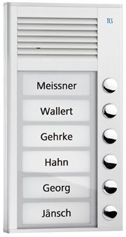 TCS PAK06-EN PAK Außenstation Aufputz für 6 WE