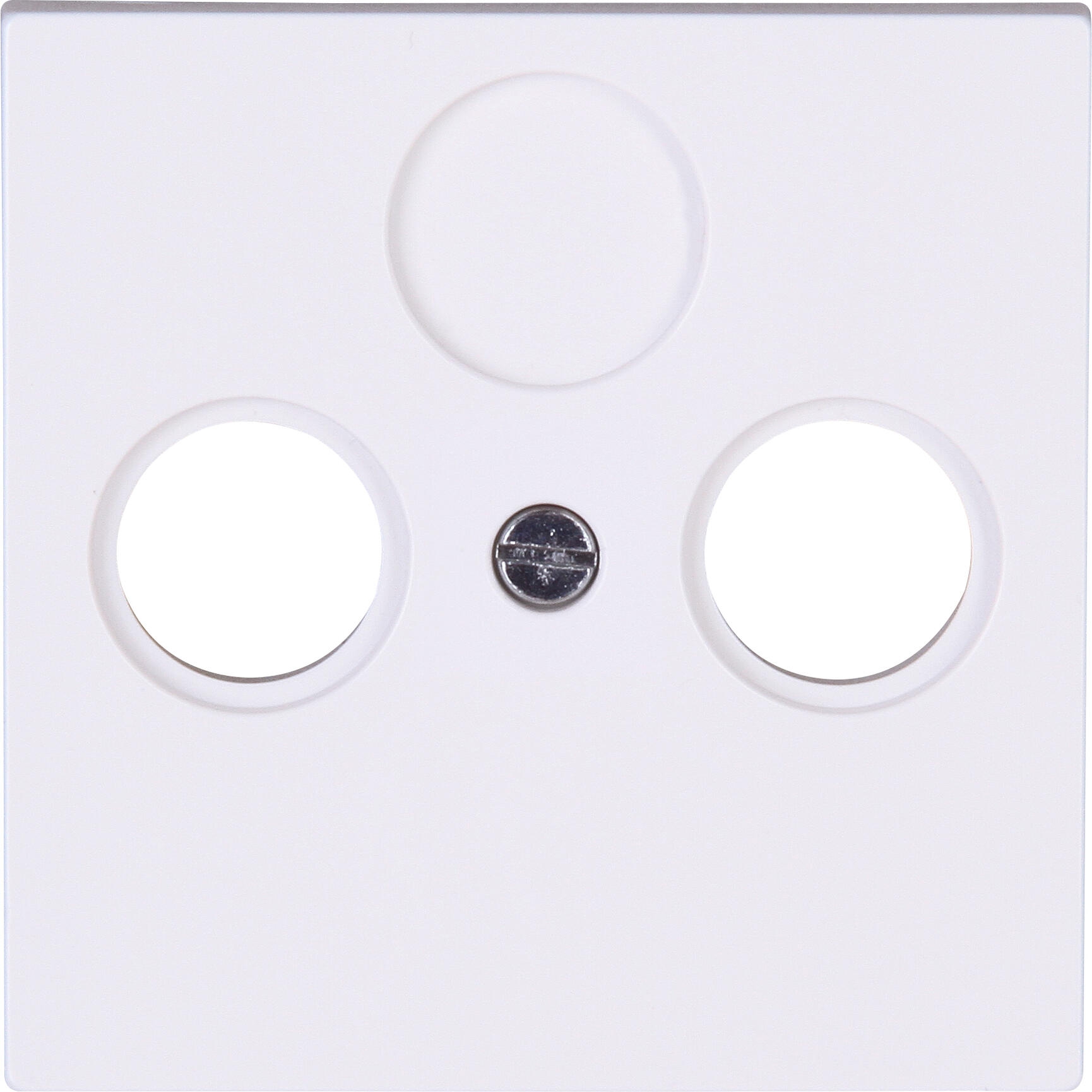 Kopp 490932005 HK07 - Antennen-Abdeckung TV/RF, Farbe: arktisweiß matt