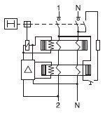 Hager ADA510D FI/LS-Schalter 1P+N 10kA B-Charakteristik 10A 30mA Typ A