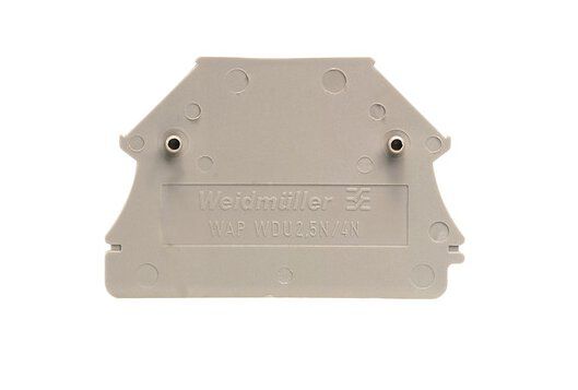 Weidmüller WAP-WDK2.5N/4N Abschlussplatte 1,5mm, W-Reihe