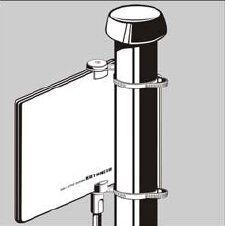 Kathrein BZD40 DVB-T Antenne, Aussenaufstellung