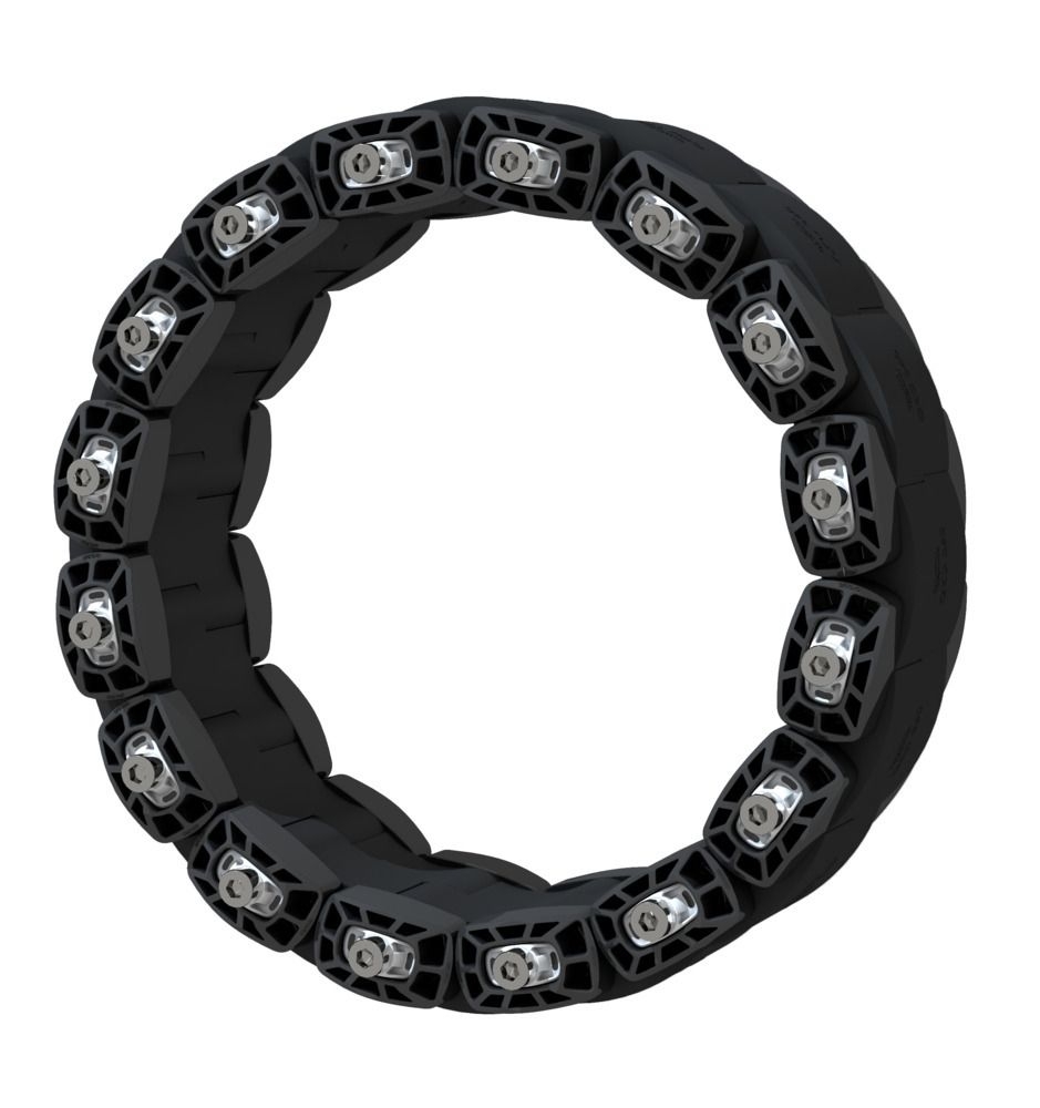 Hauff 3030366577 Gliederkette modulare Rohrdichtung 1xGKD360 EPDM50, Glieder 1x