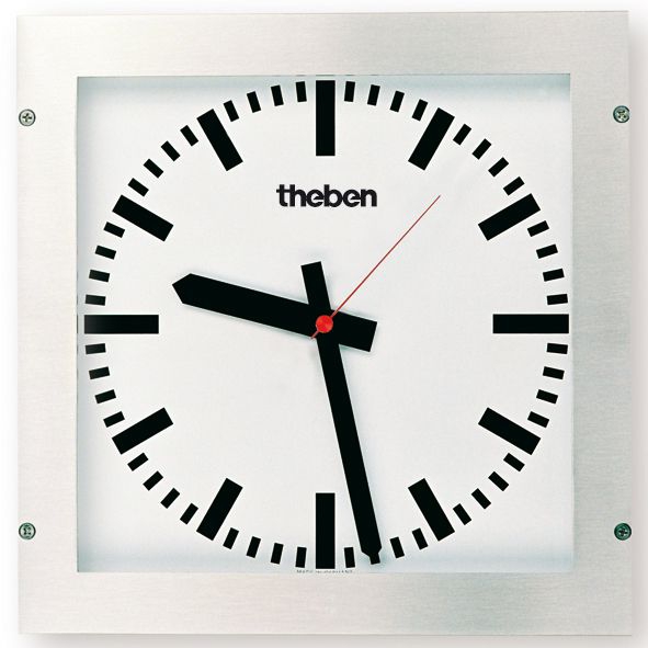 Theben 5009223 OSIRIA 232 BQ KNX Nebenuhr, einseitige Wanduhr, für Operationssaal