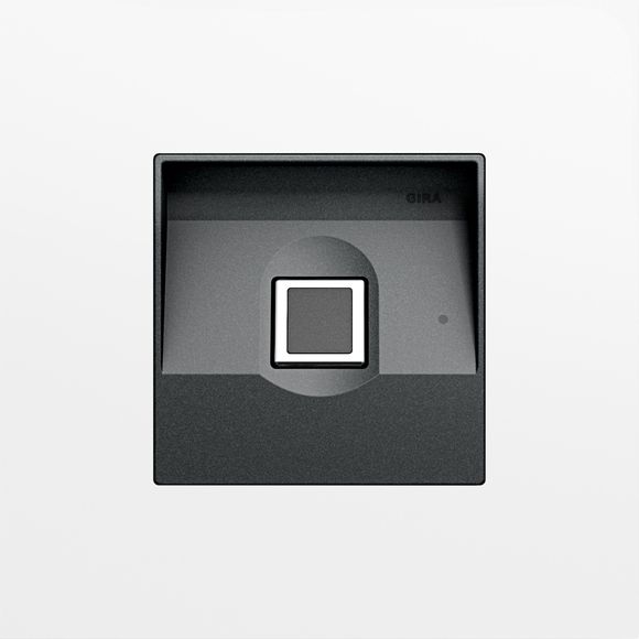 Gira 5551902 Gira Keyless In Fingerprintmodul, System 106, Verkehrsweiß lackiert