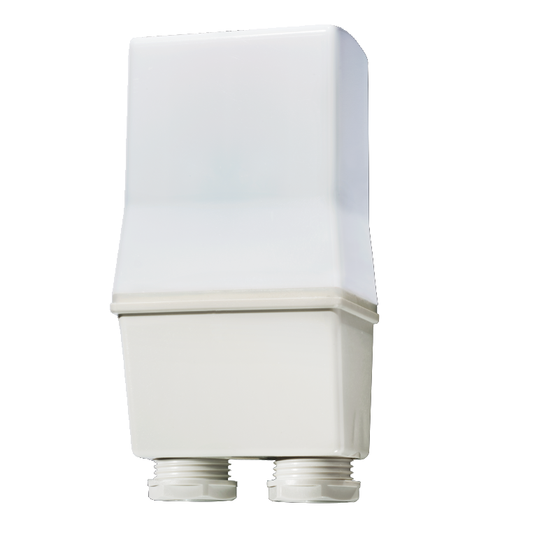 Finder 104282300000 Dämmerungsschalter für Außenmontage, IP 54, 1 bis 80 Lux, 2 Schließer, 16 A, für 230 V AC