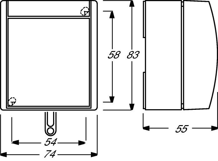 Busch-Jaeger 2610/6 W-54 Zugschalter Aus- und Wechselschaltung, mit Schaubklemmen, alpinweiß
