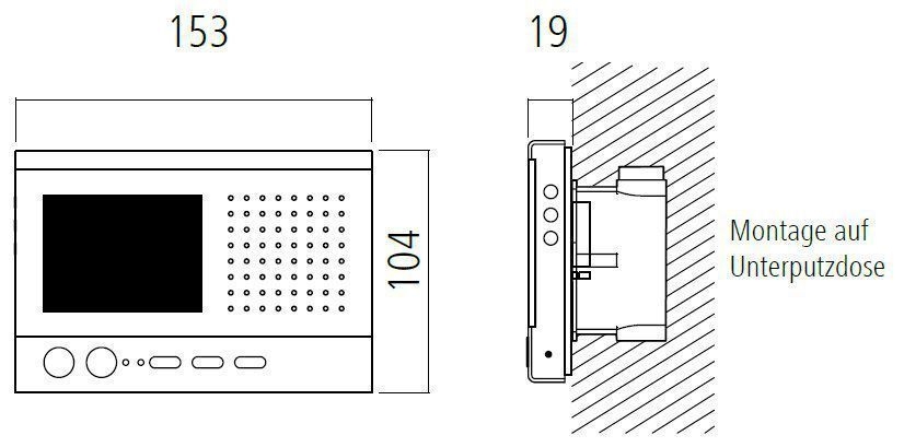 TCS IVW2221-0153 sky Video-Innenstation AP